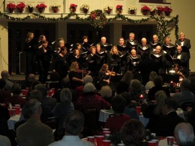 Coventry Choir singing at their Christmas concert.